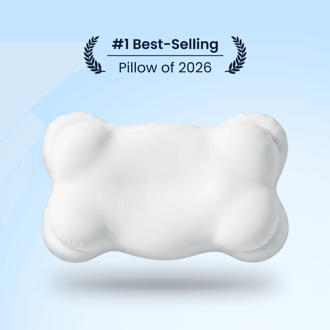 The Sleepr Cloud Pillow — best-selling 2026, adjustable height, cloud-shaped